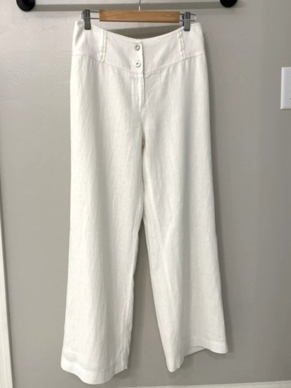Fully Lined Linen Cotton Blend Pants